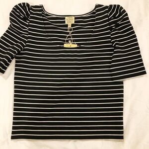 Boxy, Semi-Cropped Poof Sleeve Shirt-RONNY KOBO